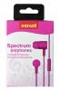 Maxell Spectrum Ακουστικά με Υφασμάτινο Κορδόνι και Μικρόφωνο Ροζ 303620